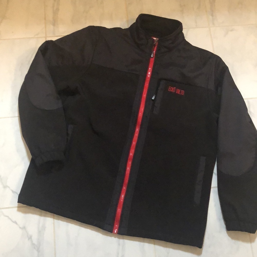 Ecko unlimited black jacket / windbreaker.